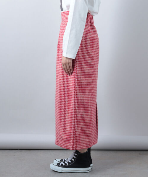 スカート emu セール】千鳥ツィードセミタイトスカート（スカート）｜fredy emue