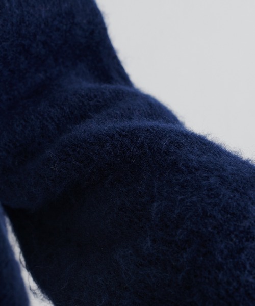 CIAOPANIC TYPY（チャオパニックティピー）の「【ZOZOTOWN限定】【ユニセックス】モヘアライクジャガードクルーネックニット（ニット/セーター・メンズ・ブラック/ネイビー/オレンジ/グリーン/アイボリー/サンドベージュ・MEDIUM/LARGE）」の8枚目の写真