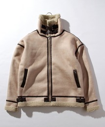 THISIS（ディスイズ）の「フェイクムートン B-3ジャケット（ムートンコート）」