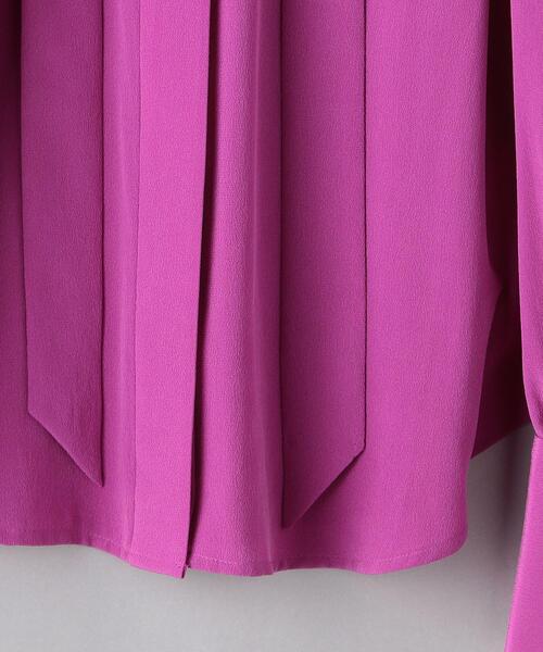 EQUIPMENT(エキップモン)の「<EQUIPMENT(エキップモン)>ボウタイ ブラウス ■■■(シャツ/ブラウス・レディース・パープル・S)」の5枚目の写真