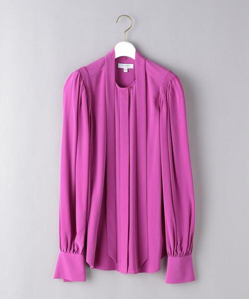 EQUIPMENT(エキップモン)の「<EQUIPMENT(エキップモン)>ボウタイ ブラウス ■■■(シャツ/ブラウス・レディース・パープル・S)」の7枚目の写真