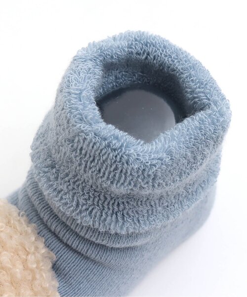 Ampersand（アンパサンド）の「ベビーラトルソックス（ベビーシューズ/ベビーソックス・キッズ・ブラウン/サックスブルー/アイボリー・9/12）」の7枚目の写真