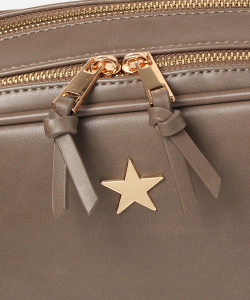 BAYFLOW(ベイフロー)の「ロゴテープスクエアショルダーバッグ(ショルダーバッグ・レディース・ブラック/ベージュ・FREE)」の21枚目の写真