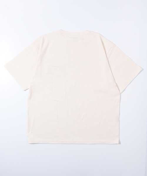 POWER TO THE PEOPLE（パワートゥーザピープル）の「POWER TO THE PEOPLE アニマルポケット刺繍Tシャツ（Tシャツ/カットソー・メンズ・グレイッシュブルー/オフホワイト/パープル/チャコールグレー・LL/M/L）」の6枚目の写真