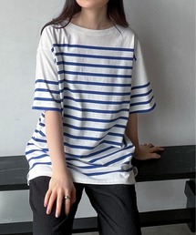 feepur | バスクボーダー半袖Tee(Tシャツ/カットソー)