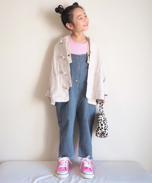 CIAOPANIC TYPY(チャオパニックティピー)の「■【WEB限定】【KIDS】ヒッコリーデニムオーバーオール(サロペット/オーバーオール・キッズ・オフホワイト/ネイビー・SMALL/MEDIUM/LARGE/X-LARGE/XX-LARGE)」の17枚目の写真