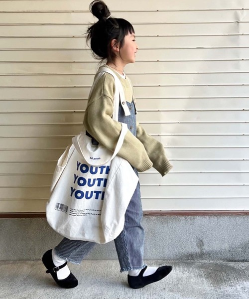 CIAOPANIC TYPY(チャオパニックティピー)の「■【WEB限定】【KIDS】ヒッコリーデニムオーバーオール(サロペット/オーバーオール・キッズ・オフホワイト/ネイビー・SMALL/MEDIUM/LARGE/X-LARGE/XX-LARGE)」の20枚目の写真