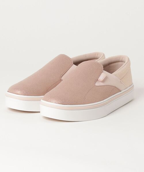 Reebok（リーボック）の「コンフォーティー / COMFORTIE（スリッポン・レディース・ブラック×ホワイト/ピンクゴールド・22.5cm/23.5cm/24.5cm/25.5cm/23.0cm/24.0cm/25.0cm/26.0cm/22.0cm）」の5枚目の写真