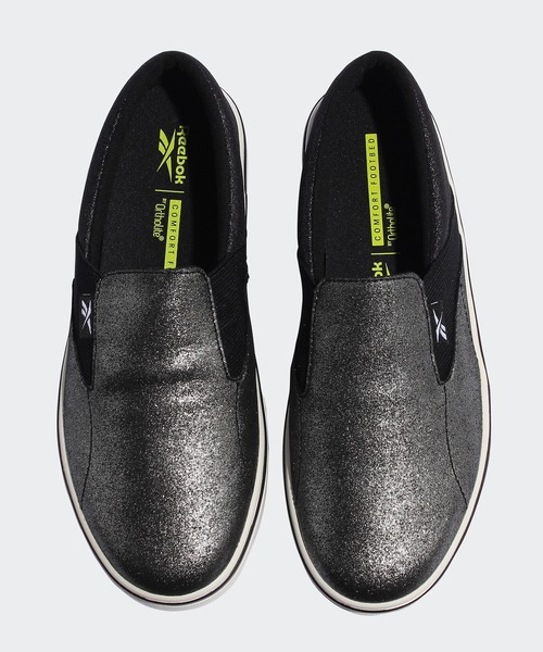 Reebok（リーボック）の「コンフォーティー / COMFORTIE（スリッポン・レディース・ブラック×ホワイト/ピンクゴールド・22.5cm/23.5cm/24.5cm/25.5cm/23.0cm/24.0cm/25.0cm/26.0cm/22.0cm）」の18枚目の写真