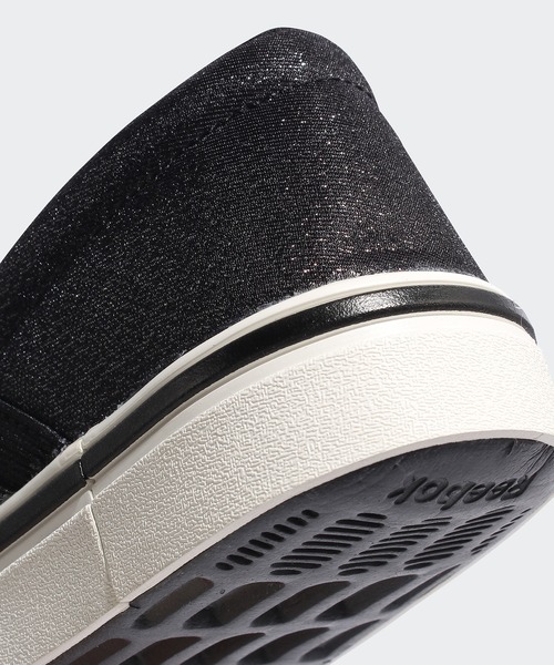 Reebok（リーボック）の「コンフォーティー / COMFORTIE（スリッポン・レディース・ブラック×ホワイト/ピンクゴールド・22.5cm/23.5cm/24.5cm/25.5cm/23.0cm/24.0cm/25.0cm/26.0cm/22.0cm）」の15枚目の写真