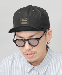 撥水加工 ポリエステル タグ アンパイアキャップ