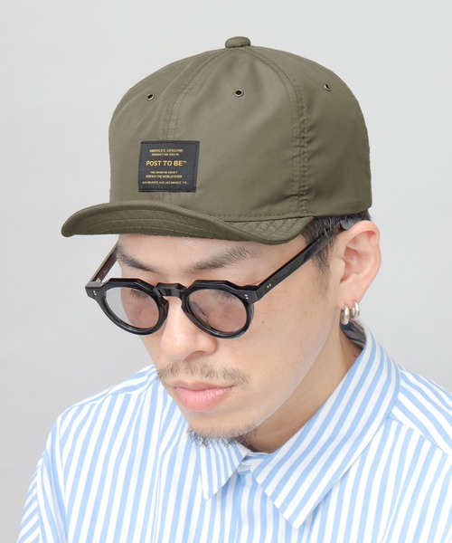 セール】オンブレチェック ショートバイザー（キャップ