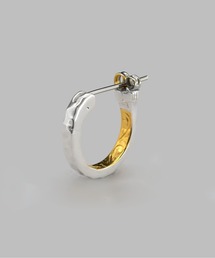 LION HEART（ライオンハート）の「LH (I)will engrave クロッシングピアス/シークレットヘリテイジ/シルバー925（ピアス（片耳用）・メンズ）」