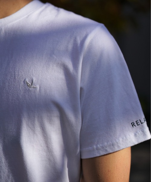 1piu1uguale3 RELAX（ウノピュウノウグァーレトレリラックス）の「1PIU1UGUALE3 RELAX/ウノピゥ ウノ ウグァーレ トレ リラックス/CAMO LOGO TEE（Tシャツ/カットソー・メンズ・ホワイト/ブラック・MEDIUM/LARGE/X-LARGE/SMALL）」の18枚目の写真