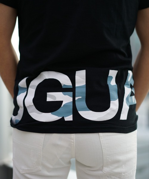 1piu1uguale3 RELAX（ウノピュウノウグァーレトレリラックス）の「1PIU1UGUALE3 RELAX/ウノピゥ ウノ ウグァーレ トレ リラックス/CAMO LOGO TEE（Tシャツ/カットソー・メンズ・ホワイト/ブラック・MEDIUM/LARGE/X-LARGE/SMALL）」の12枚目の写真