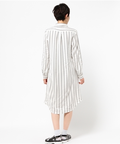 WEGO(ウィゴー)の「WEGO/ロング丈シャツワンピース(シャツワンピース・レディース・ホワイト系その他/カーキ/インディゴブルー・FREE)」の7枚目の写真