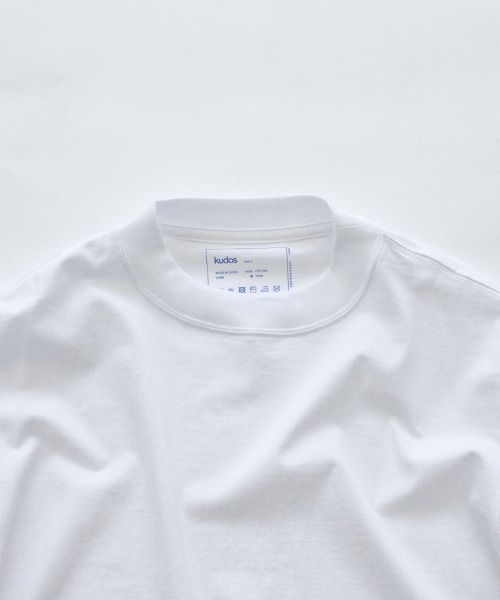 kudos(クードス)の「KUDOS 2PACK T-SHIRT(Tシャツ/カットソー・メンズ・ホワイト×ホワイト/ブラック×ホワイト/ブラック×ブラック・2/1)」の8枚目の写真