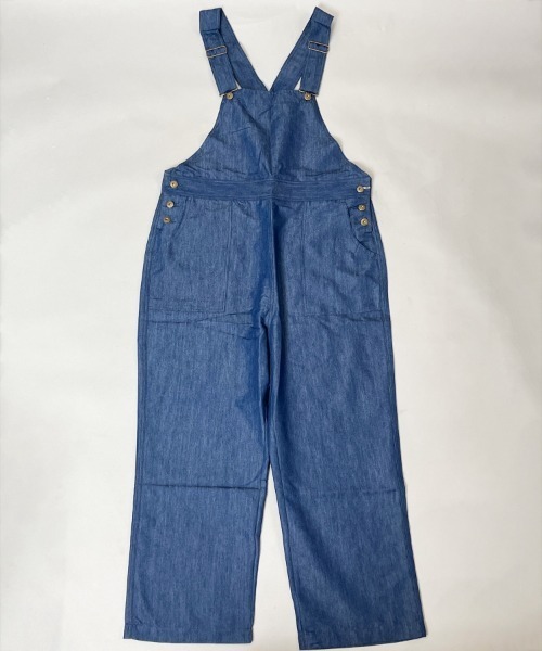 JACKROSE(ジャックローズ)の「JE-TCツイルオーバーオール(サロペット/オーバーオール・メンズ・カーキ/その他3/インディゴブルー/ストライプ/ベージュ/ブラック/アイボリー/その他1・M/L)」の5枚目の写真