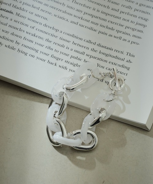 prose verse（プロズヴェール）の「コンビチェーンブレスレット（ブレスレット・レディース・シルバー/ゴールド・ﾌﾘ-）」の4枚目の写真