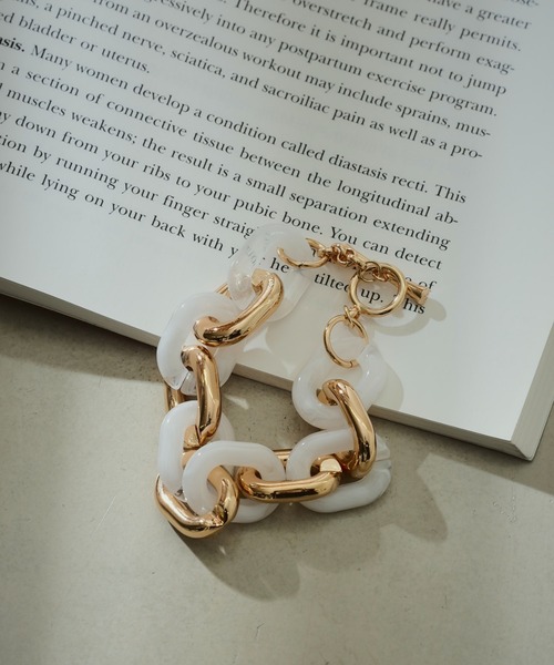 prose verse（プロズヴェール）の「コンビチェーンブレスレット（ブレスレット・レディース・シルバー/ゴールド・ﾌﾘ-）」の7枚目の写真