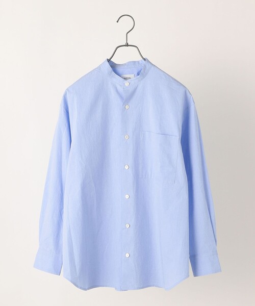 SHIPSany:STANDARDバンドカラーシャツ<WOMEN>