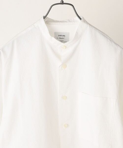 SHIPSany:STANDARDバンドカラーシャツ<WOMEN>