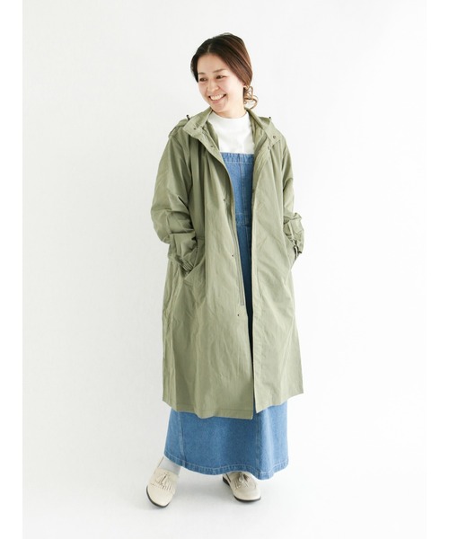 Lugnoncure（ルノンキュール）の「フード取り外しスタンドカラー