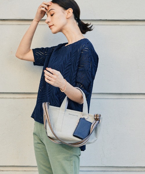 BARNYARDSTORM(バンヤードストーム)の「BARNYARDSTORM / PLAYFULトートM(トートバッグ・レディース・グリーン/パープル/ライトグレー/モカ/ネイビー/グレー系その他/ブラウン系その他・FREE)」の2枚目の写真