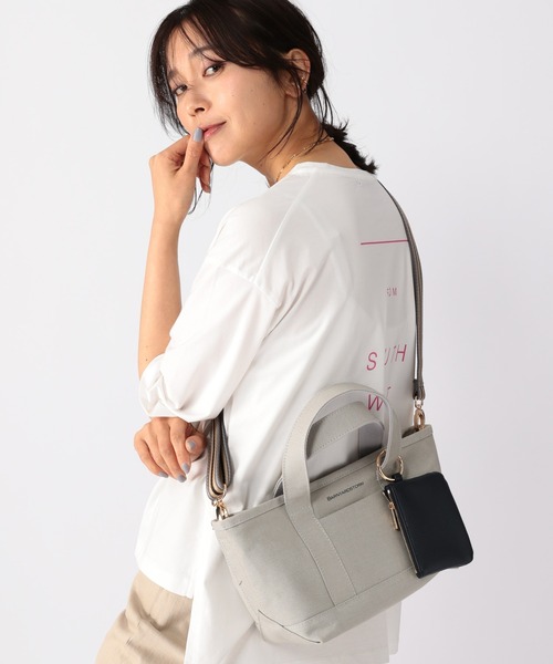 BARNYARDSTORM(バンヤードストーム)の「BARNYARDSTORM / PLAYFULトートM(トートバッグ・レディース・グリーン/パープル/ライトグレー/モカ/ネイビー/グレー系その他/ブラウン系その他・FREE)」の8枚目の写真