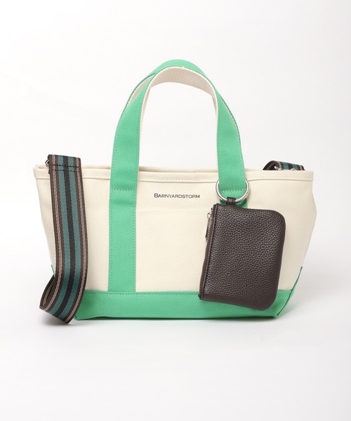 BARNYARDSTORM(バンヤードストーム)の「BARNYARDSTORM / PLAYFULトートM(トートバッグ・レディース・グリーン/パープル/ライトグレー/モカ/ネイビー/グレー系その他/ブラウン系その他・FREE)」の13枚目の写真