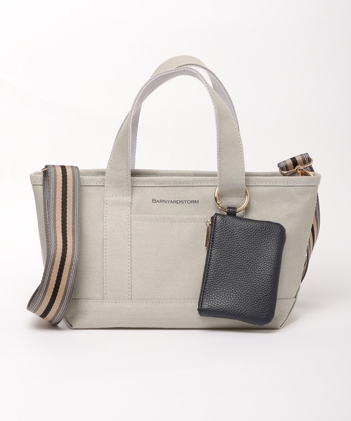 BARNYARDSTORM(バンヤードストーム)の「BARNYARDSTORM / PLAYFULトートM(トートバッグ・レディース・グリーン/パープル/ライトグレー/モカ/ネイビー/グレー系その他/ブラウン系その他・FREE)」の15枚目の写真