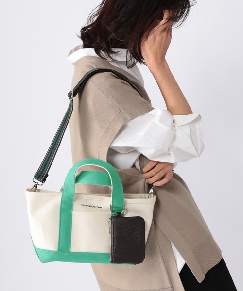 BARNYARDSTORM(バンヤードストーム)の「BARNYARDSTORM / PLAYFULトートM(トートバッグ・レディース・グリーン/パープル/ライトグレー/モカ/ネイビー/グレー系その他/ブラウン系その他・FREE)」の12枚目の写真