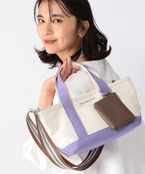 BARNYARDSTORM(バンヤードストーム)の「BARNYARDSTORM / PLAYFULトートM(トートバッグ・レディース・グリーン/パープル/ライトグレー/モカ/ネイビー/グレー系その他/ブラウン系その他・FREE)」の11枚目の写真