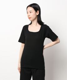 HONEYSUCKLE ROSE | 【HONEYSUCKLE ROSE】リブスクエアネックT(Tシャツ/カットソー)