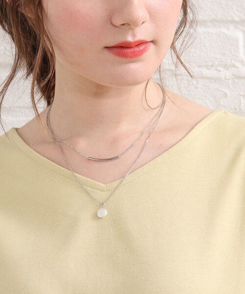 SHOO・LA・RUE（シューラルー）の「◆袖フリルパイピングプルオーバー（Tシャツ/カットソー・レディース・ブラック/イエロー/ホワイト系/ピンク系・00）」の18枚目の写真