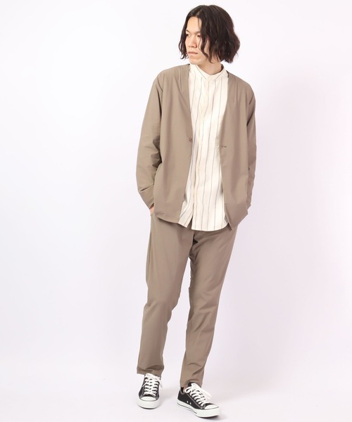 ROOT THREE(ルートスリー)の「ROOT THREE 接触冷感 ICE MAX ストレッチ イージーアンクルカットパンツ(その他パンツ・メンズ・ブラック/ネイビー/モカ/チャコール・LL/L/S/M)」の16枚目の写真