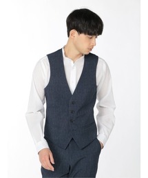 m.f.editorial（エムエフエディトリアル）の「エムエフエディトリアルメンズ/m.f.editorial:MEN 軽量 2WAYストレッチ セットアップ リバーシブルジレ(セットアップジャケット・パンツございます)（ベスト・メンズ）」
