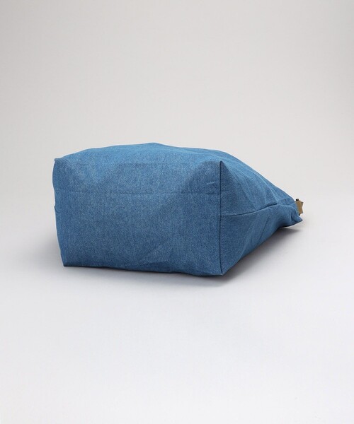 Battenwear（バテンウエア）の「BATTENWEAR/バテンウエア PKTOTE 8ozDENIM/ショルダートート（ショルダーバッグ・メンズ・ブルー・ﾌﾘ-）」の4枚目の写真