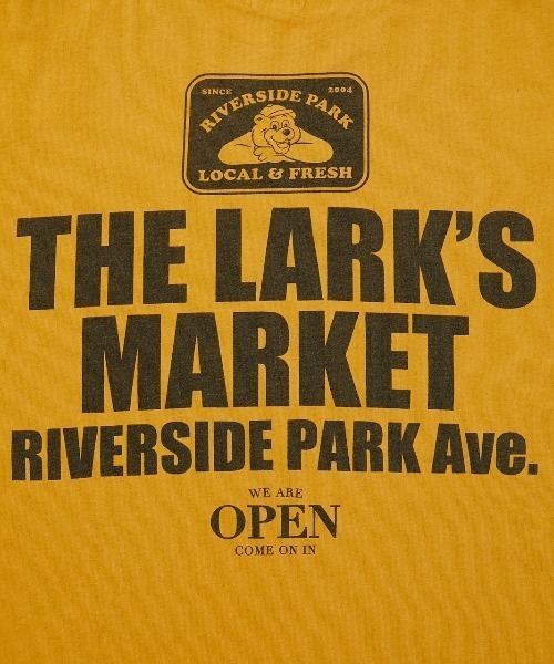 RODEO CROWNS WIDE BOWL（ロデオクラウンズワイドボウル）の「LARKS BEAR Tシャツ（Tシャツ/カットソー・メンズ・ホワイト/ブラック/イエロー・MEDIUM/LARGE）」の7枚目の写真