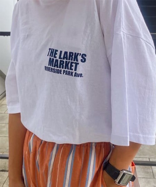 RODEO CROWNS WIDE BOWL（ロデオクラウンズワイドボウル）の「LARKS BEAR Tシャツ（Tシャツ/カットソー・メンズ・ホワイト/ブラック/イエロー・MEDIUM/LARGE）」の15枚目の写真