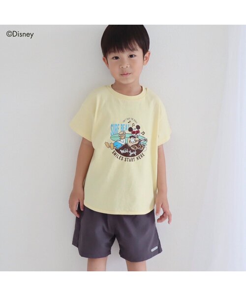 apres les cours（アプレレクール）の「アクティブ無地・総柄ハーフパンツ_水陸両用_撥水加工（その他パンツ・キッズ・グリーン/チャコール/その他3/レモンイエロー/レッド・130/140/80/120/110/90/100）」の6枚目の写真