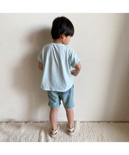 apres les cours（アプレレクール）の「アクティブ無地・総柄ハーフパンツ_水陸両用_撥水加工（その他パンツ・キッズ・グリーン/チャコール/その他3/レモンイエロー/レッド・130/140/80/120/110/90/100）」の8枚目の写真