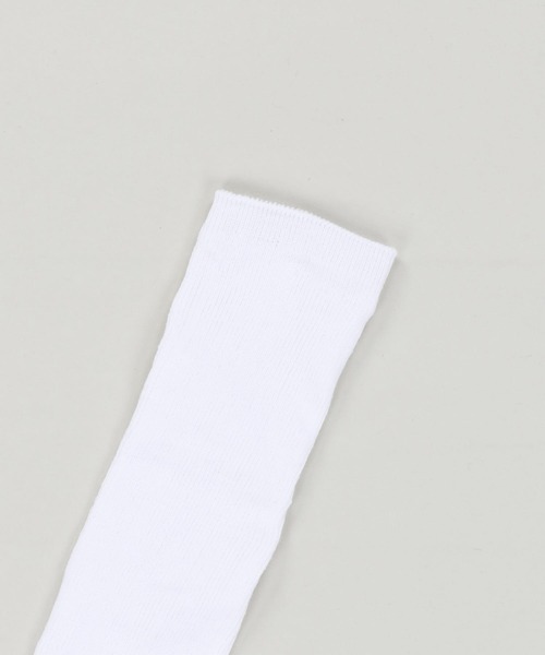 SPINNS（スピンズ）の「ロングリブコットンソックス//毎日使える♪通勤 通学 にも最適◎（ソックス/靴下・レディース・ホワイト/グレー/アイボリー・ONESIZE）」の6枚目の写真