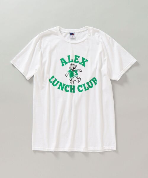 Russell Athletic(ラッセルアスレティック)の「*【SHIPS別注】RUSSELL ATHLETIC: カレッジロゴ/アニマル プリント Tシャツ(Tシャツ/カットソー・メンズ・ホワイト/ライトグレー/ネイビー/ホワイト系・SMALL/MEDIUM/LARGE)」の2枚目の写真