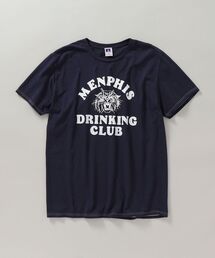 *【SHIPS別注】RUSSELL ATHLETIC: カレッジロゴ/アニマル プリント Tシャツ