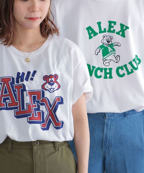 Russell Athletic(ラッセルアスレティック)の「*【SHIPS別注】RUSSELL ATHLETIC: カレッジロゴ/アニマル プリント Tシャツ(Tシャツ/カットソー・メンズ・ホワイト/ライトグレー/ネイビー/ホワイト系・SMALL/MEDIUM/LARGE)」の20枚目の写真