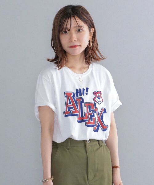 Russell Athletic(ラッセルアスレティック)の「*【SHIPS別注】RUSSELL ATHLETIC: カレッジロゴ/アニマル プリント Tシャツ(Tシャツ/カットソー・メンズ・ホワイト/ライトグレー/ネイビー/ホワイト系・SMALL/MEDIUM/LARGE)」の21枚目の写真