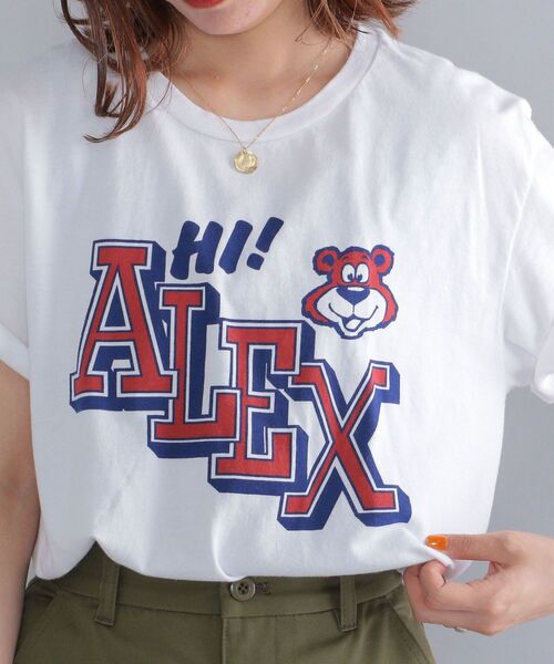 Russell Athletic(ラッセルアスレティック)の「*【SHIPS別注】RUSSELL ATHLETIC: カレッジロゴ/アニマル プリント Tシャツ(Tシャツ/カットソー・メンズ・ホワイト/ライトグレー/ネイビー/ホワイト系・SMALL/MEDIUM/LARGE)」の22枚目の写真