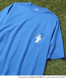 UCLA（ユーシーエルエー）の「【UCLA/ユーシーエルエー】ワンポイント刺繍ポケット付きTシャツ（Tシャツ/カットソー）」