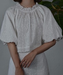 I_am | embroidery flower balloon blouse(シャツ/ブラウス)